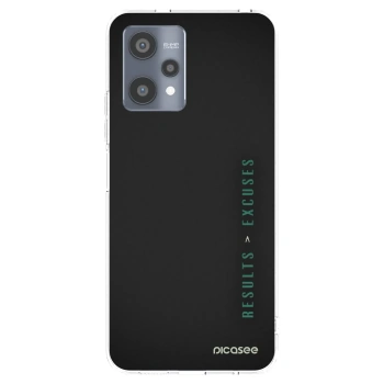 Picasee διαφανής θήκη σιλικόνης Realme 9 Pro 5G - Results x Excuses
