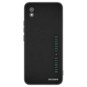 Picasee Μαύρη θήκη σιλικόνης για Realme C11 (2021) - Results x Excuses