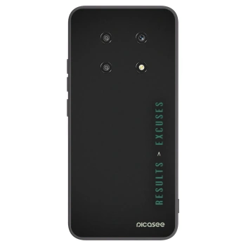 Picasee Μαύρη θήκη σιλικόνης για Honor Magic4 Lite 5G - Results x Excuses
