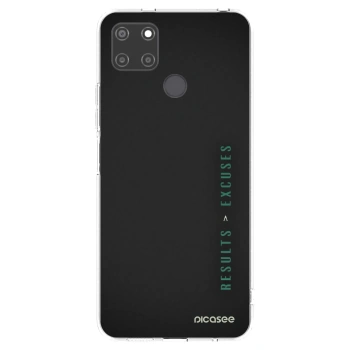 Picasee διαφανής θήκη σιλικόνης Realme C21Y - Results x Excuses