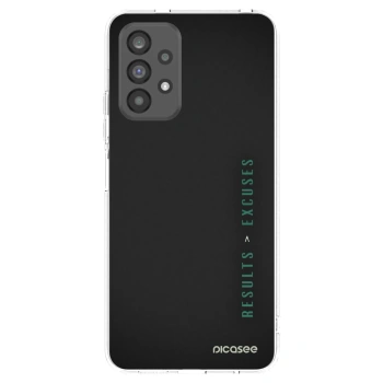 Picasee διαφανής θήκη σιλικόνης Samsung Galaxy A73 5G - Results x Excuses