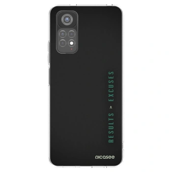 Picasee διαφανής θήκη σιλικόνης Xiaomi Redmi Note 11S 5G - Results x Excuses
