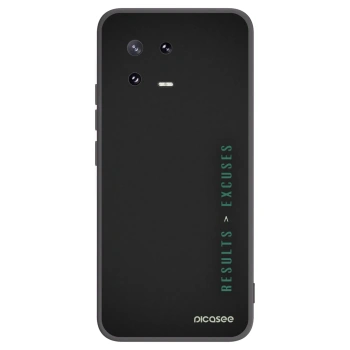 Picasee Μαύρη θήκη σιλικόνης για Xiaomi 13 Pro - Results x Excuses