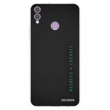 Picasee διαφανής θήκη σιλικόνης Honor 8X - Results x Excuses