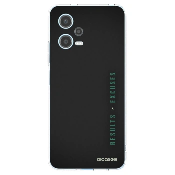 Picasee διαφανής θήκη σιλικόνης Xiaomi Redmi Note 12 5G - Results x Excuses