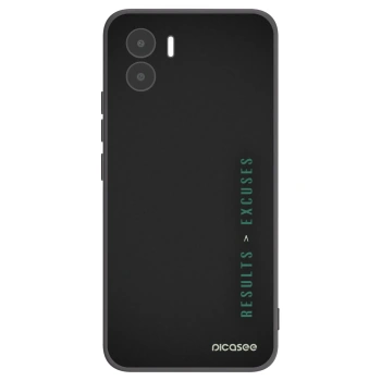 Picasee Μαύρη θήκη σιλικόνης για Xiaomi Redmi A2 - Results x Excuses