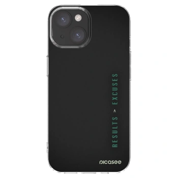 Picasee διαφανής θήκη σιλικόνης Apple iPhone 15 - Results x Excuses