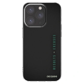 Picasee διαφανής θήκη σιλικόνης Apple iPhone 15 Pro - Results x Excuses
