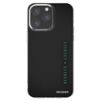 Picasee διαφανής θήκη σιλικόνης Apple iPhone 15 Pro Max - Results x Excuses
