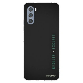 Picasee διαφανής θήκη σιλικόνης Motorola Moto G62 - Results x Excuses