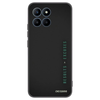 Picasee Μαύρη θήκη σιλικόνης για Honor 70 Lite - Results x Excuses