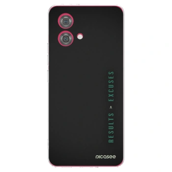 Picasee διαφανής θήκη σιλικόνης Motorola Moto G84 5G - Results x Excuses