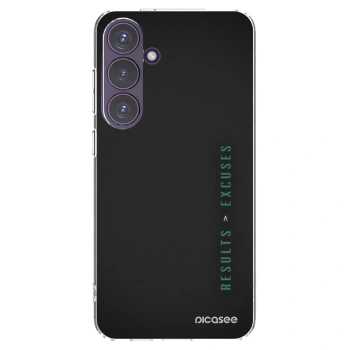 Picasee διαφανής θήκη σιλικόνης Samsung Galaxy S24+ S926B 5G - Results x Excuses