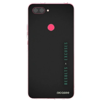 Picasee διαφανής θήκη σιλικόνης Xiaomi Mi 8 Lite - Results x Excuses