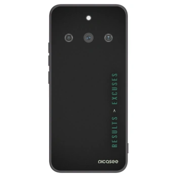 Picasee Μαύρη θήκη σιλικόνης για Realme 11 Pro+ - Results x Excuses