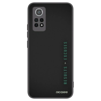 Picasee Μαύρη θήκη σιλικόνης για Xiaomi Redmi Note 12 Pro 4G - Results x Excuses