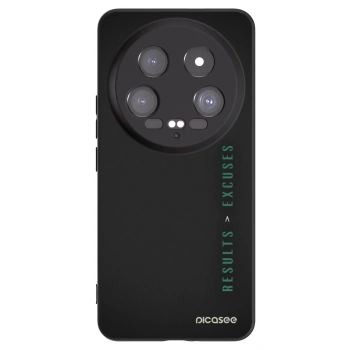Picasee Μαύρη θήκη σιλικόνης για Xiaomi 14 Ultra - Results x Excuses