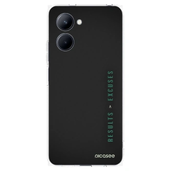 Picasee διαφανής θήκη σιλικόνης Realme C33 (2023) - Results x Excuses