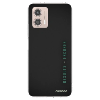 Picasee διαφανής θήκη σιλικόνης Motorola Moto G53 5G - Results x Excuses