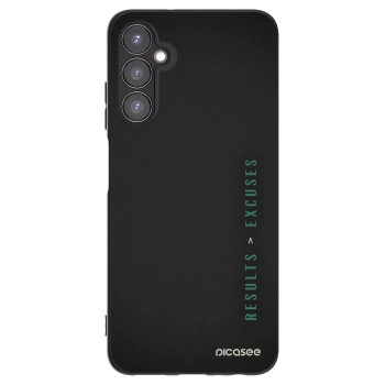 Picasee Μαύρη θήκη σιλικόνης για Samsung Galaxy A05s A057G - Results x Excuses