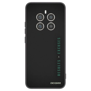 Picasee Μαύρη θήκη σιλικόνης για Realme 12 Pro 5G - Results x Excuses
