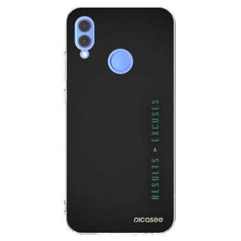 Picasee διαφανής θήκη σιλικόνης Honor 10 Lite - Results x Excuses
