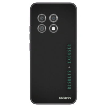 Picasee Μαύρη θήκη σιλικόνης για OnePlus 11 5G - Results x Excuses