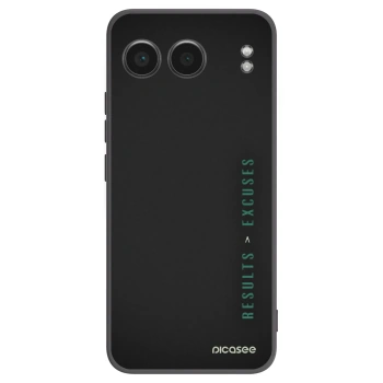 Picasee Μαύρη θήκη σιλικόνης για OnePlus Nord 4 - Results x Excuses