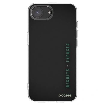 Picasee διαφανής θήκη σιλικόνης Apple iPhone 16e - Results x Excuses