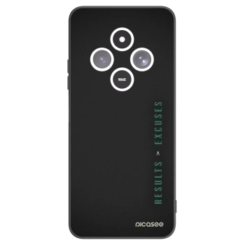 Picasee Μαύρη θήκη σιλικόνης για Xiaomi Redmi 14C - Results x Excuses