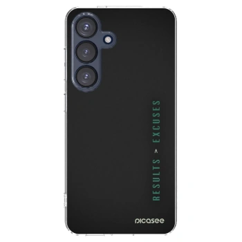 Picasee διαφανής θήκη σιλικόνης Samsung Galaxy S25 5G - Results x Excuses