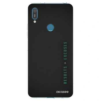 Picasee διαφανής θήκη σιλικόνης Huawei Y7 2019 - Results x Excuses