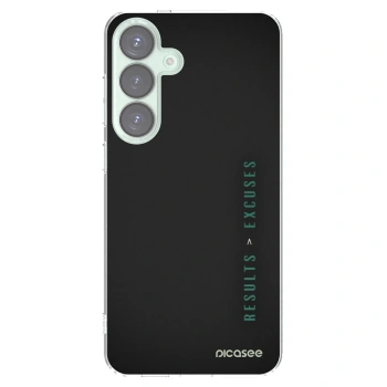 Picasee διαφανής θήκη σιλικόνης Samsung Galaxy S25+ 5G - Results x Excuses