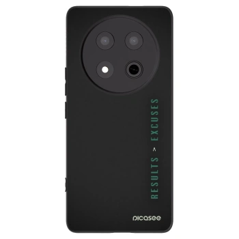 Picasee Μαύρη θήκη σιλικόνης για Honor Magic7 Lite 5G - Results x Excuses