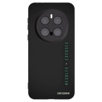 Picasee Μαύρη θήκη σιλικόνης για Honor Magic7 Pro 5G - Results x Excuses