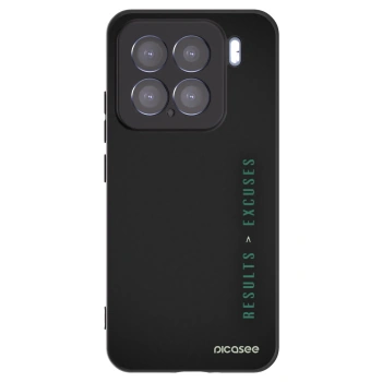 Picasee Μαύρη θήκη σιλικόνης για Xiaomi 15 - Results x Excuses