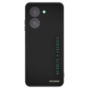Picasee Μαύρη θήκη σιλικόνης για Xiaomi Redmi A5 - Results x Excuses