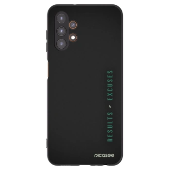 Picasee Μαύρη θήκη σιλικόνης για Samsung Galaxy A13 5G - Results x Excuses