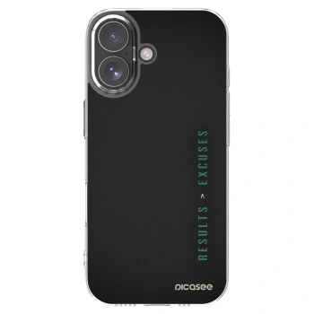Picasee διαφανής θήκη σιλικόνης Apple iPhone 17 - Results x Excuses