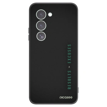 Picasee Μαύρη θήκη σιλικόνης για Xiaomi Redmi 15 5G - Results x Excuses