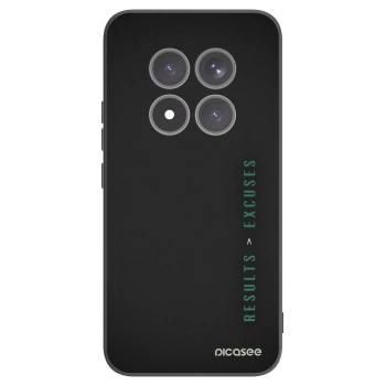 Picasee Μαύρη θήκη σιλικόνης για Xiaomi Redmi Note 15 Pro+ - Results x Excuses