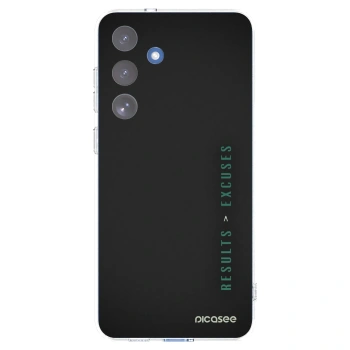 Picasee διαφανής θήκη σιλικόνης Samsung Galaxy S25 FE 5G - Results x Excuses