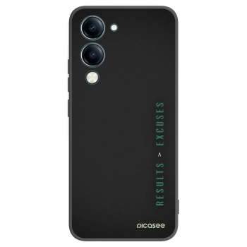 Picasee Μαύρη θήκη σιλικόνης για Vivo Y29s 5G - Results x Excuses