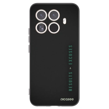 Picasee Μαύρη θήκη σιλικόνης για Xiaomi 15T Pro - Results x Excuses