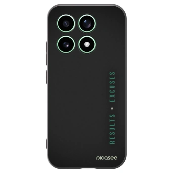 Picasee Μαύρη θήκη σιλικόνης για Xiaomi 17 - Results x Excuses