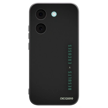Picasee Μαύρη θήκη σιλικόνης για Xiaomi Poco X8 Pro - Results x Excuses