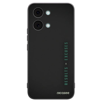 Picasee Μαύρη θήκη σιλικόνης για Xiaomi Poco X8 Pro Max - Results x Excuses