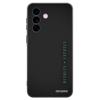 Picasee Μαύρη θήκη σιλικόνης για Samsung Galaxy A57 5G - Results x Excuses