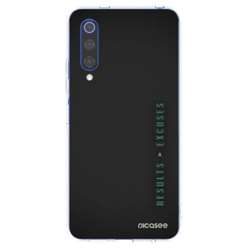 Picasee διαφανής θήκη σιλικόνης Xiaomi Mi 9 SE - Results x Excuses
