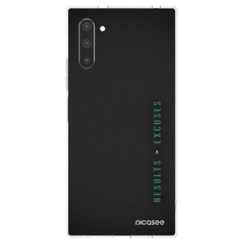 Picasee διαφανής θήκη σιλικόνης Samsung Galaxy Note 10 N970F - Results x Excuses